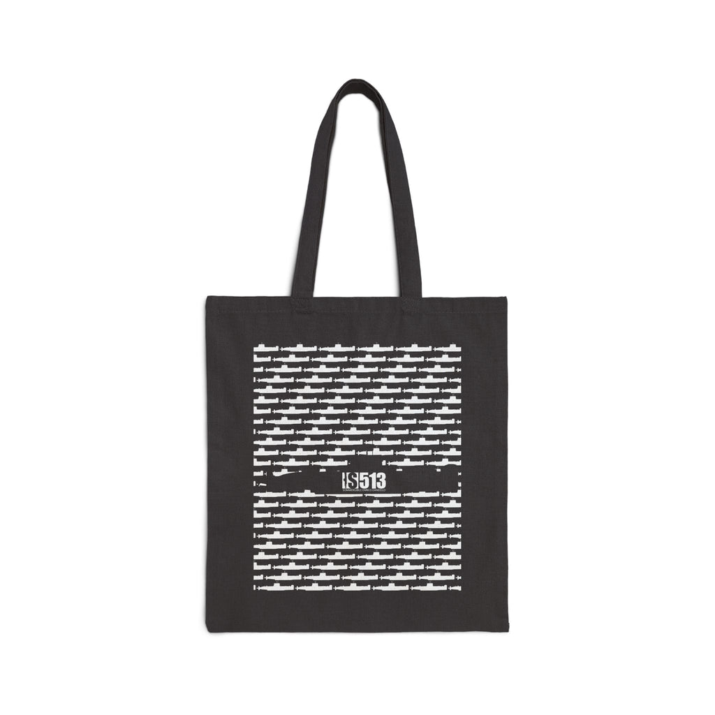 DANDOLO BLACK SHOPPER | Black heavy-weight cotton shopper with Dandolo Submarine