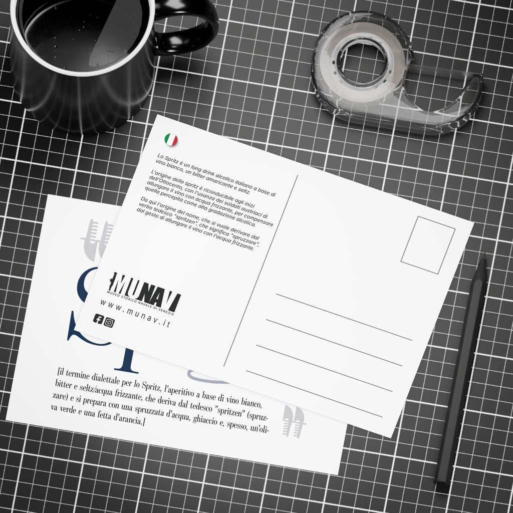 Venetian Words postcard: Spriss | Send the Venetian tradition to someone you love