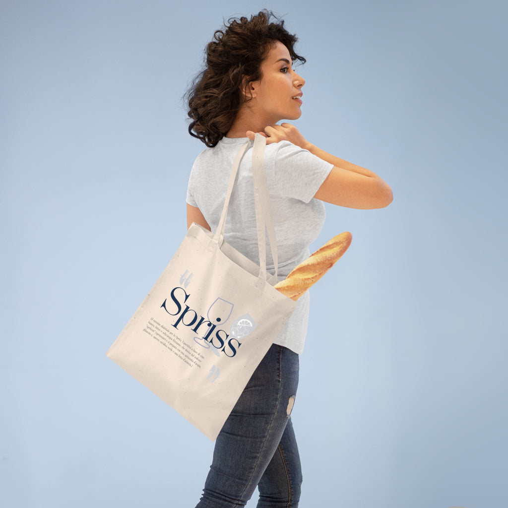 Venetian Words Shopper: Spriss | White heavy-weight cotton shopper with Typical Venetian Word